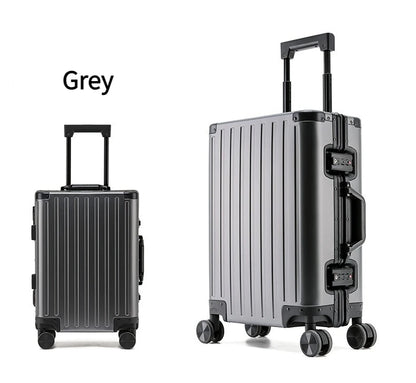 Large Capacity Durable Luggage | Aluminum, Carry-On, Boarding, Travel