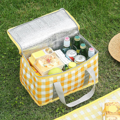 Waterproof Foil Cooler Bag – Large Capacity Picnic and Camping Insulation Bag